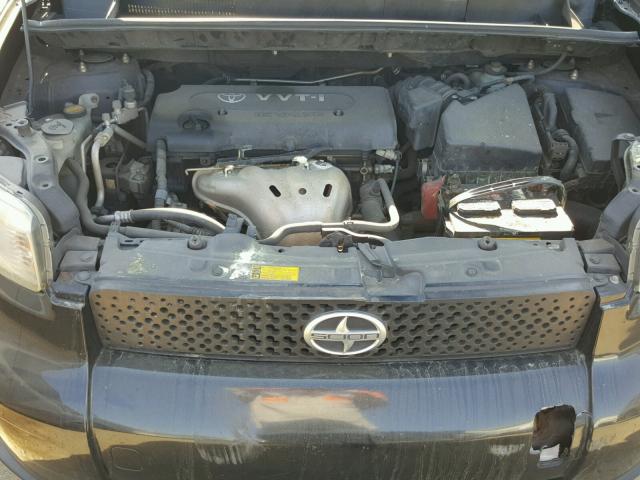 JTLKE50E381022670 - 2008 TOYOTA SCION XB Negro foto 7