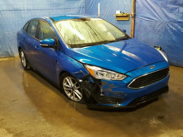 1FADP3F28GL237423 - 2016 FORD FOCUS SE BLUE photo 1