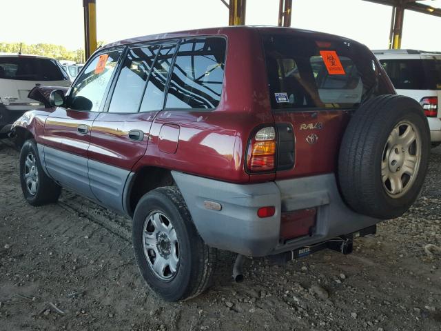 JT3GP10V8X0038778 - 1999 TOYOTA RAV4 MAROON photo 3