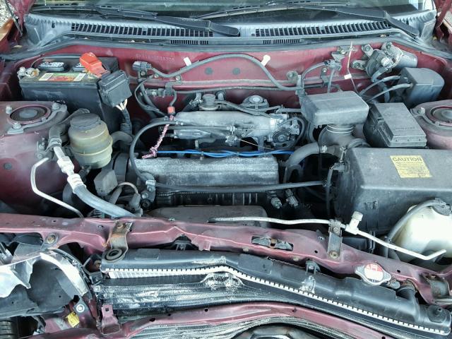 JT3GP10V8X0038778 - 1999 TOYOTA RAV4 MAROON photo 7