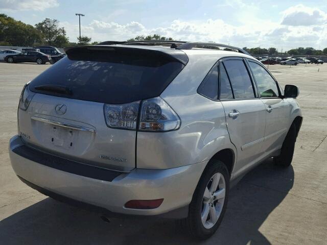 2T2GK31U58C043693 - 2008 LEXUS RX 350 SILVER photo 4