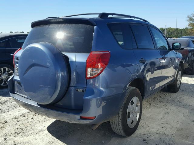 JTMZD33VX85111156 - 2008 TOYOTA RAV4 BLUE photo 4