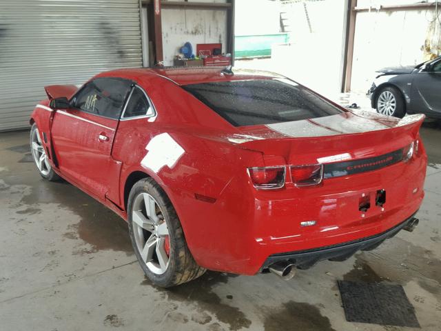 2G1FJ1EJXB9148737 - 2011 CHEVROLET CAMARO RED photo 3