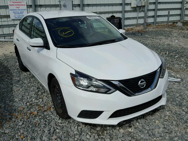 3N1AB7AP0HL655666 - 2017 NISSAN SENTRA S WHITE photo 1