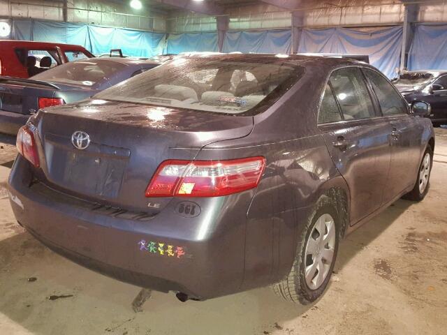 4T4BE46K99R094879 - 2009 TOYOTA CAMRY GRAY photo 4