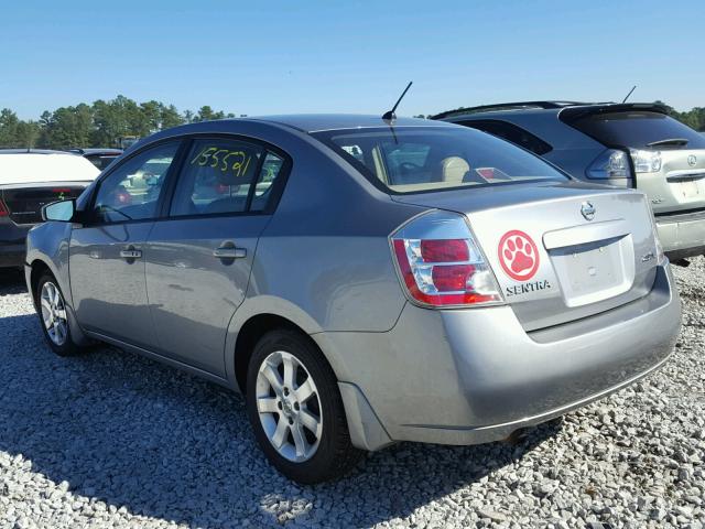 3N1AB61E07L645839 - 2007 NISSAN SENTRA 2.0 GRAY photo 3