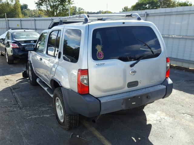 5N1ED28T42C520736 - 2002 NISSAN XTERRA XE GRAY photo 3