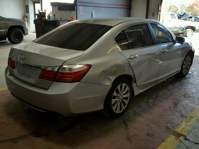 1HGCR2F82EA238432 - 2014 HONDA ACCORD EXL SILVER photo 4