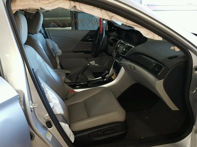 1HGCR2F82EA238432 - 2014 HONDA ACCORD EXL SILVER photo 5