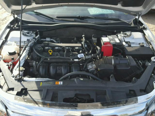 3FAHP0HA0CR386232 - 2012 FORD FUSION SE SILVER photo 7