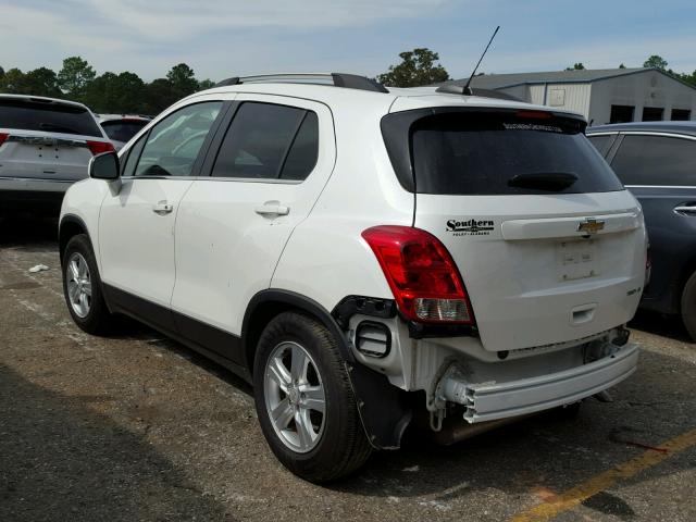 KL7CJLSB7GB585312 - 2016 CHEVROLET TRAX WHITE photo 3