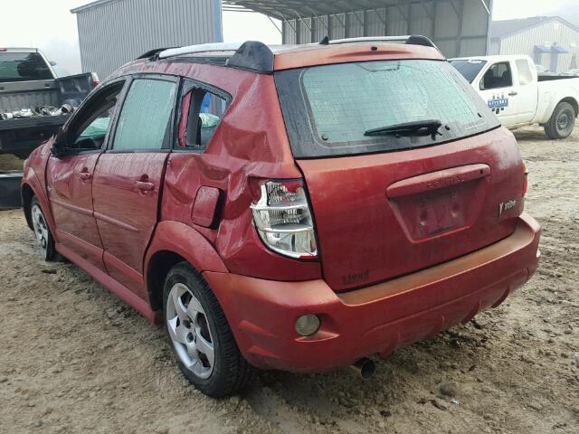 5Y2SL65876Z449570 - 2006 PONTIAC VIBE RED photo 3