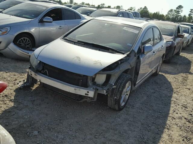 1HGFA16867L070588 - 2007 HONDA CIVIC EX SILVER photo 2