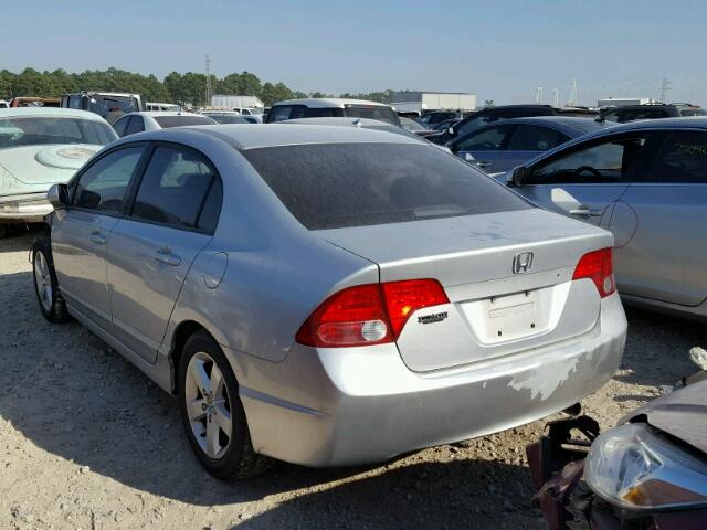 1HGFA16867L070588 - 2007 HONDA CIVIC EX SILVER photo 3