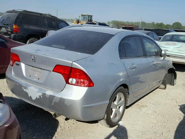 1HGFA16867L070588 - 2007 HONDA CIVIC EX SILVER photo 4