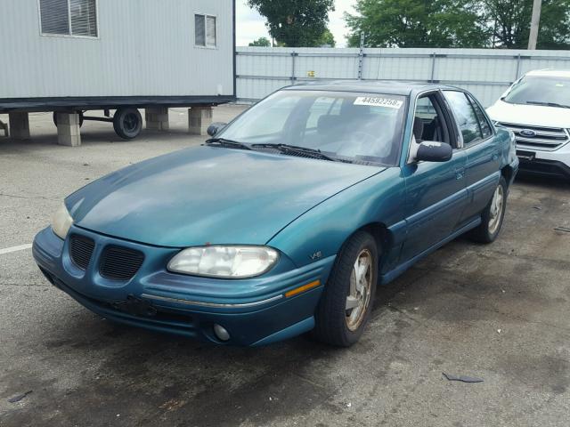 1G2NE52M1TC724808 - 1996 PONTIAC GRAND AM S GREEN photo 2
