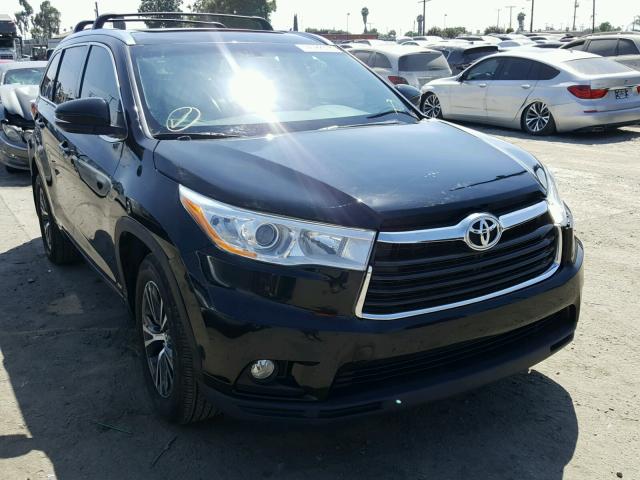 5TDKKRFH2GS154656 - 2016 TOYOTA HIGHLANDER შავი ფოტო 1