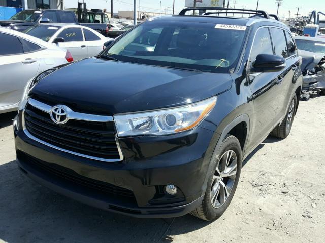 5TDKKRFH2GS154656 - 2016 TOYOTA HIGHLANDER შავი ფოტო 2