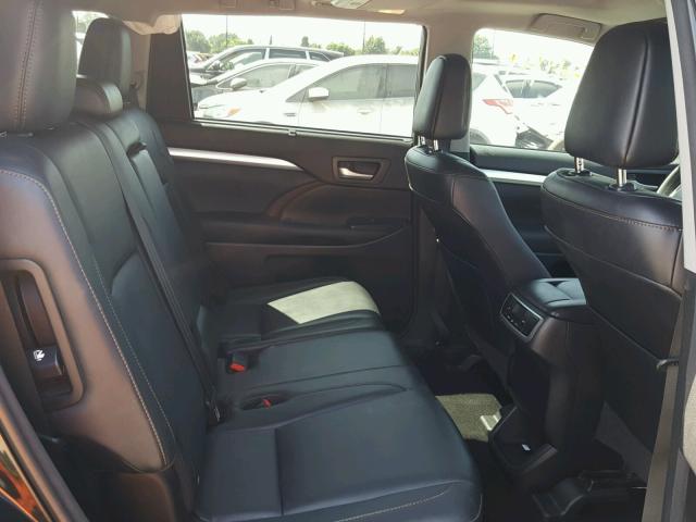 5TDKKRFH2GS154656 - 2016 TOYOTA HIGHLANDER შავი ფოტო 6