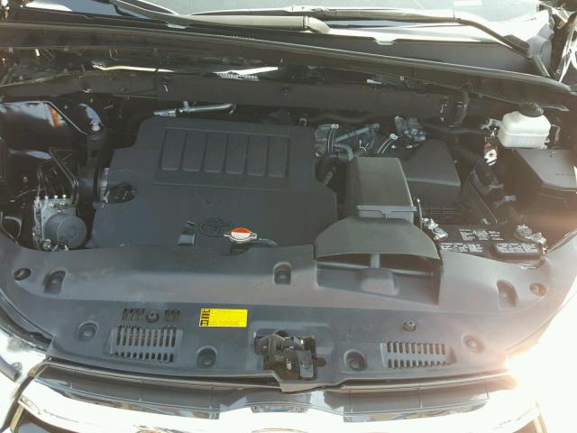 5TDKKRFH2GS154656 - 2016 TOYOTA HIGHLANDER შავი ფოტო 7