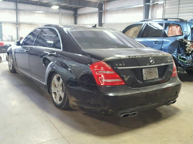 WDDNG86X58A206804 - 2008 MERCEDES-BENZ S 550 4MAT BLACK photo 3