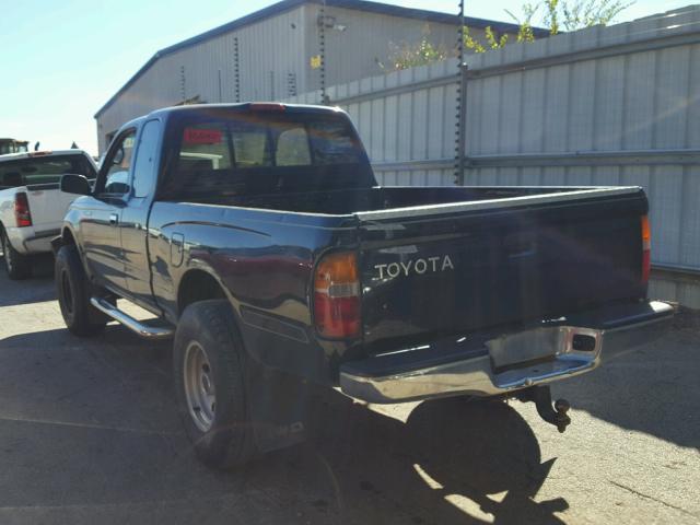 4TAWM72N6WZ125486 - 1998 TOYOTA TACOMA XTR BLACK photo 3