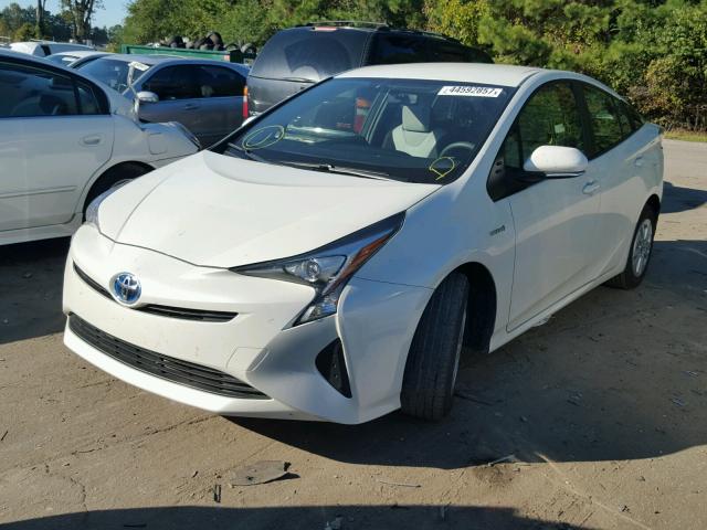 JTDKBRFU7G3512977 - 2016 TOYOTA PRIUS BLACK photo 2