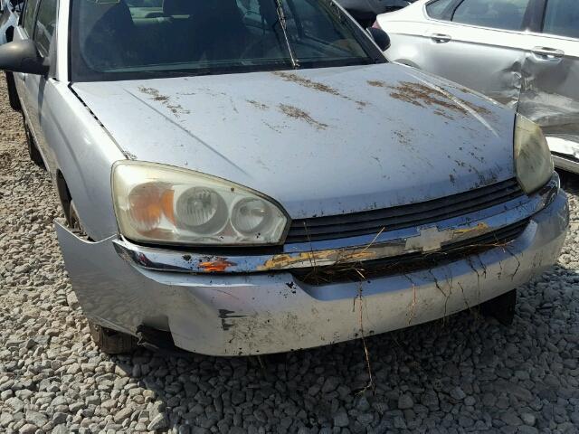 1G1ZT54815F175088 - 2005 CHEVROLET MALIBU LS ვერცხლისფერი ფოტო 9