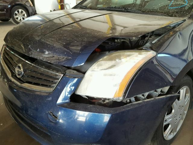 3N1AB6AP0CL678819 - 2012 NISSAN SENTRA 2.0 BLUE photo 9