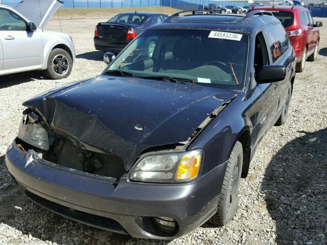 4S3BHY85346637276 - 2004 SUBARU LEGACY OUT BLACK photo 2