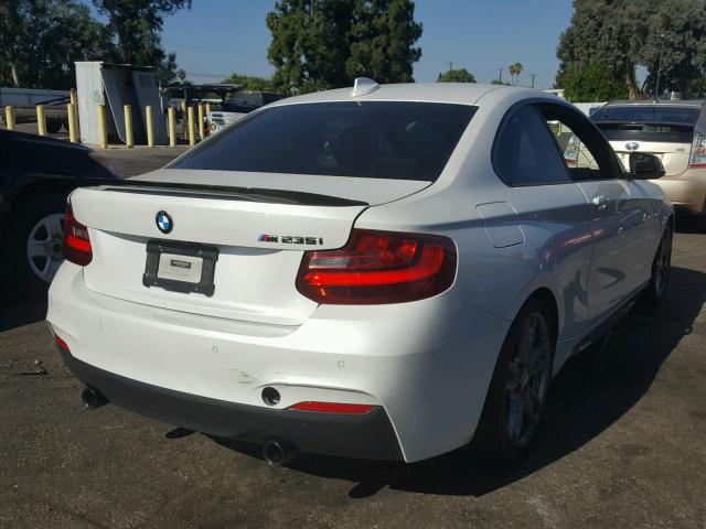 WBA1J7C56GV359901 - 2016 BMW M235I WHITE photo 4