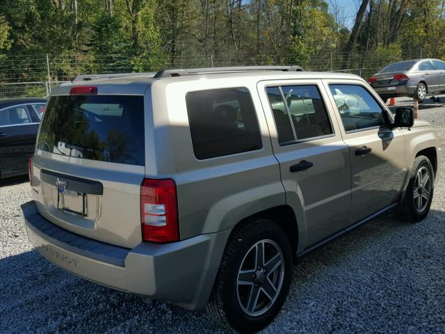 1J4FF28B39D152591 - 2009 JEEP PATRIOT SP GOLD photo 4