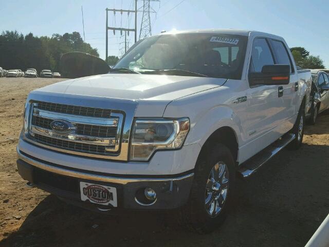 1FTFW1ETXEKF68270 - 2014 FORD F150 SUPER WHITE photo 2