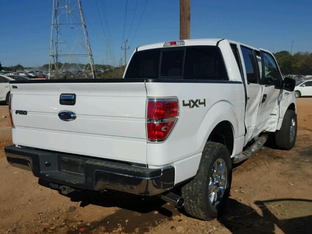 1FTFW1ETXEKF68270 - 2014 FORD F150 SUPER WHITE photo 4