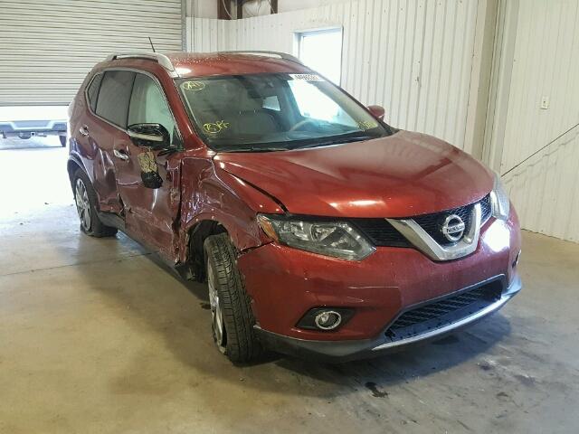 5N1AT2MT6FC813096 - 2015 NISSAN ROGUE S RED photo 1