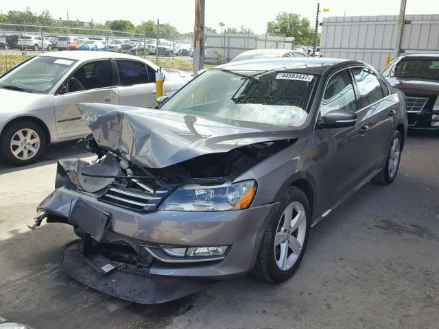 1VWAT7A39FC085762 - 2015 VOLKSWAGEN PASSAT S გრაფიტი ფოტო 2