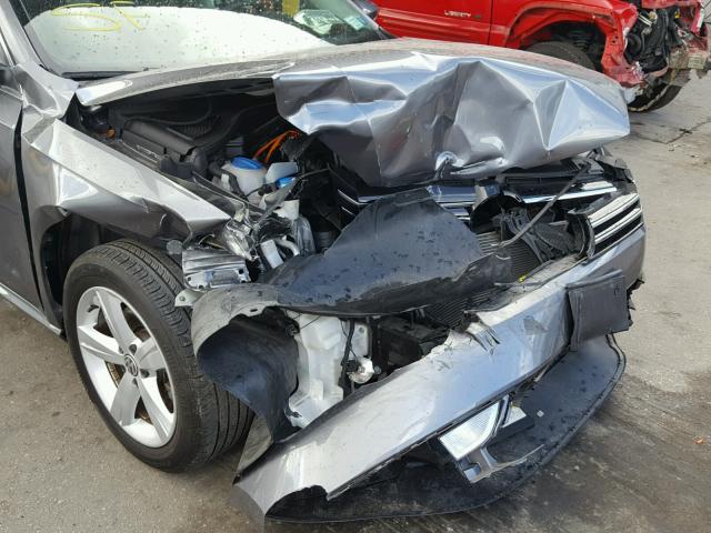 1VWAT7A39FC085762 - 2015 VOLKSWAGEN PASSAT S გრაფიტი ფოტო 9