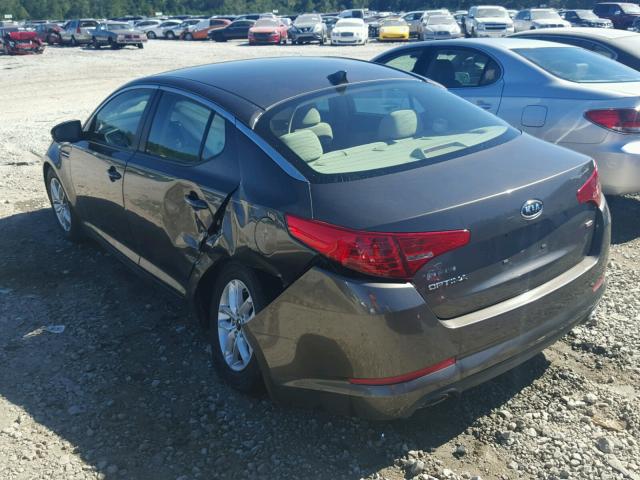 KNAGM4A73B5163332 - 2011 KIA OPTIMA GRAY photo 3