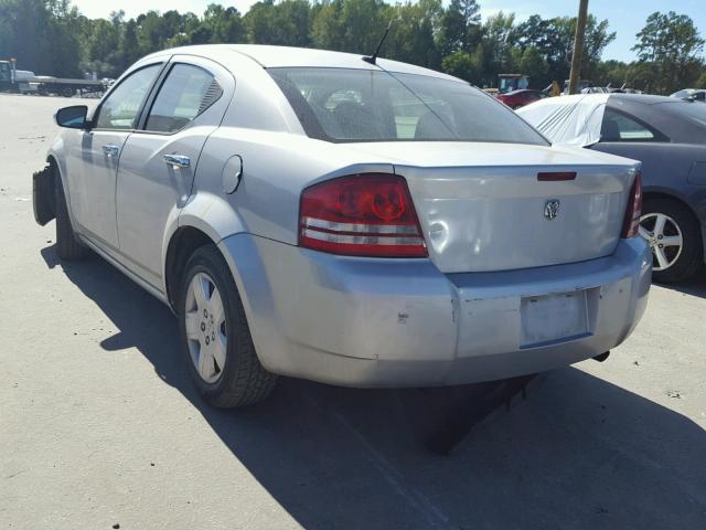 1B3LC46K28N184149 - 2008 DODGE AVENGER SE SILVER photo 3