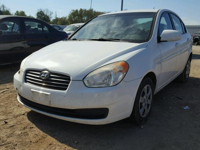 KMHCN46C49U326862 - 2009 HYUNDAI ACCENT GLS WHITE photo 2