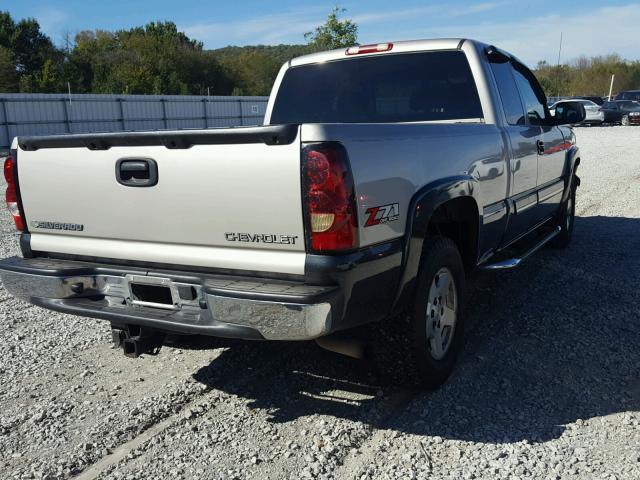 1GCEK19T04Z129022 - 2004 CHEVROLET SILVERADO GRAY photo 4