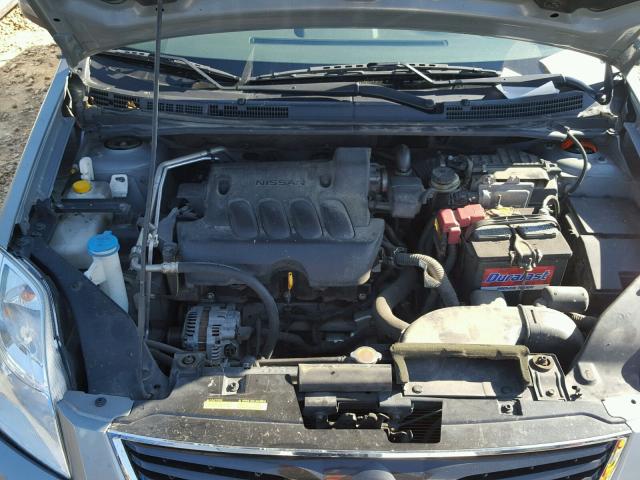 3N1AB6AP7CL635952 - 2012 NISSAN SENTRA SILVER photo 7