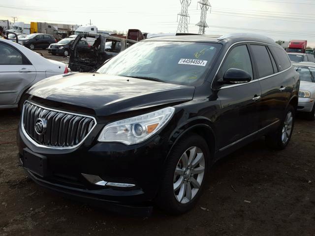 5GAKVCKD3HJ109118 - 2017 BUICK ENCLAVE BLACK photo 2