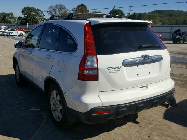 JHLRE38797C047079 - 2007 HONDA CR-V EXL WHITE photo 3