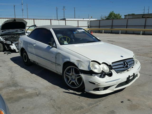 WDBTK72FX8T089683 - 2008 MERCEDES-BENZ CLK 550 WHITE photo 1