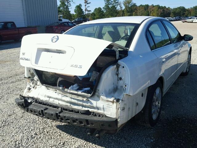 1N4AL11D56N389738 - 2006 NISSAN ALTIMA S WHITE photo 4