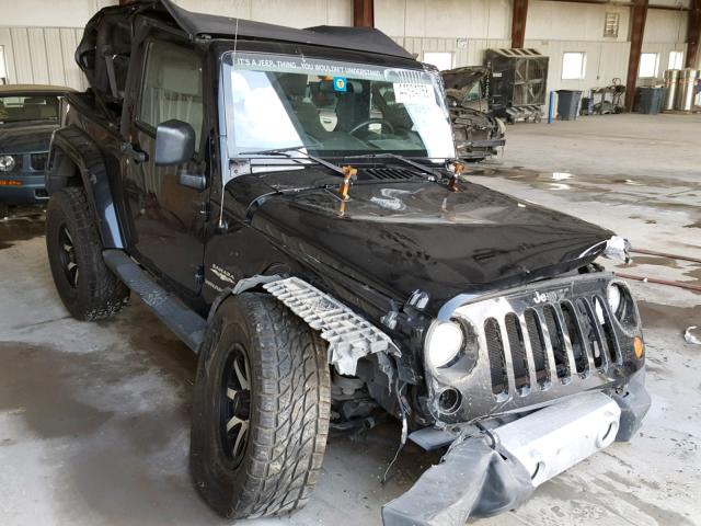 1J4FA54198L509502 - 2008 JEEP WRANGLER S შავი ფოტო 1