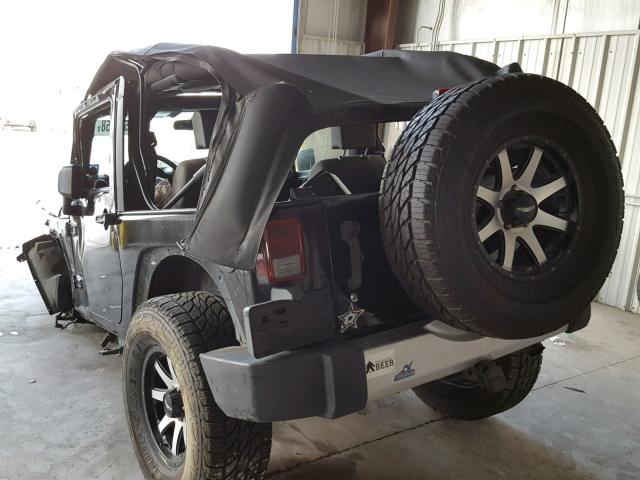 1J4FA54198L509502 - 2008 JEEP WRANGLER S შავი ფოტო 3