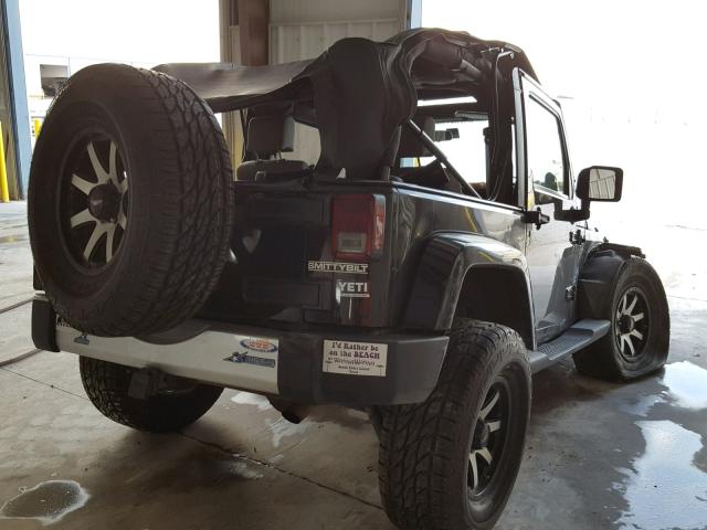 1J4FA54198L509502 - 2008 JEEP WRANGLER S შავი ფოტო 4