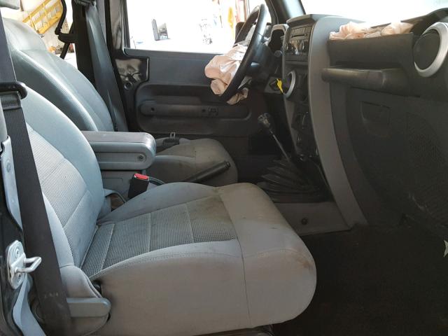 1J4FA54198L509502 - 2008 JEEP WRANGLER S შავი ფოტო 5